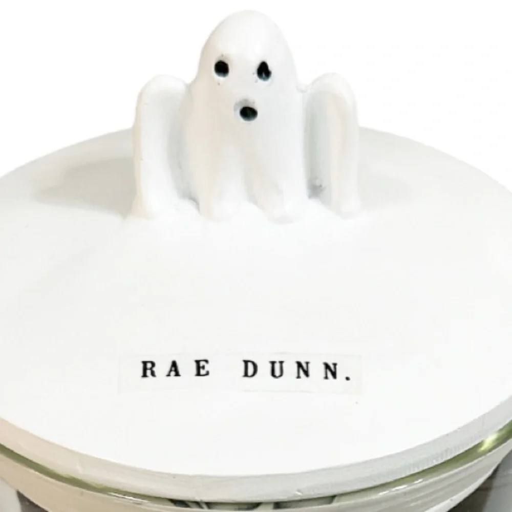 NEW Rae Dunn BOO Clear Canister with 5-Piece Halloween Cookie Cutters Set 👻🎃👻